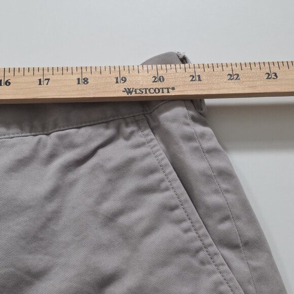 Polo Ralph Lauren Chino Shorts Mens 42 Gray Pockets Zip Cotton Classic Fit 9" - Picture 5 of 14